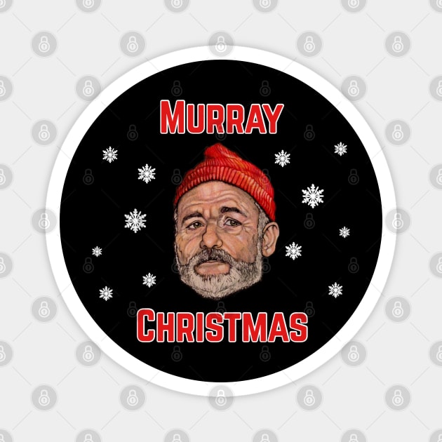 Murray Christmas Magnet by TommySniderArt